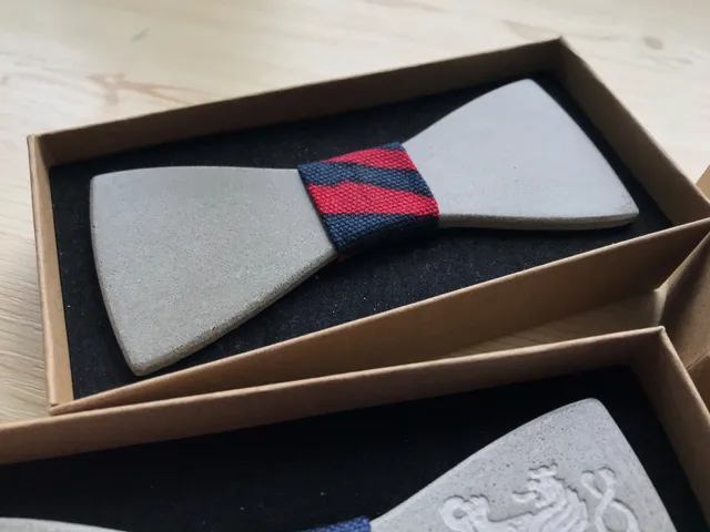 Concrete bowtie mold / Forma na betonový motýlek