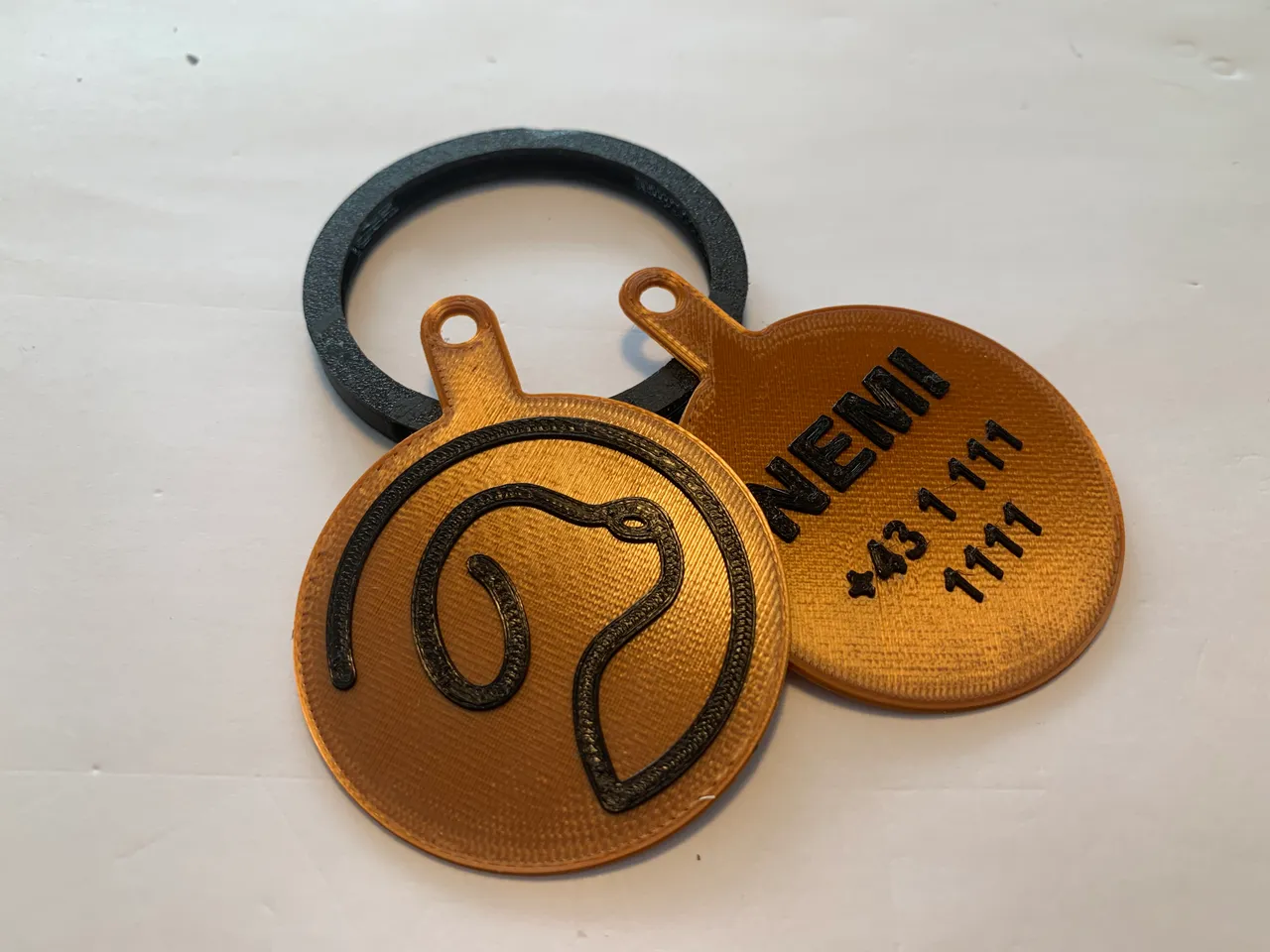 Ouroboros Dogtag Fullmetal Alchemist - Free 3D Print Model by Last_Hawk