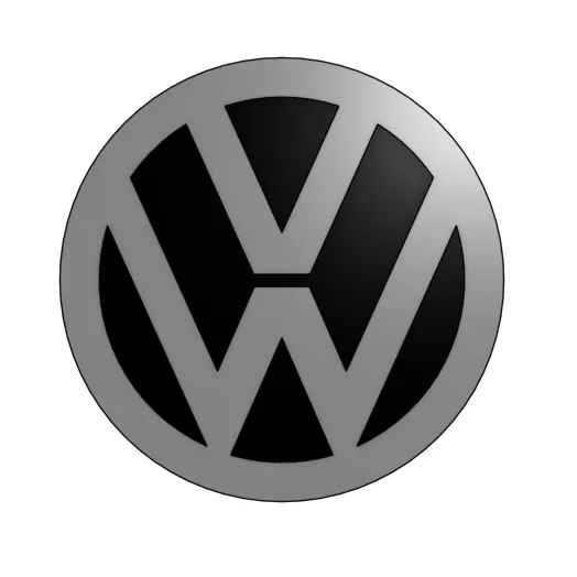 Volkswagen Logo por Nathan S  Descargar modelo STL gratuito