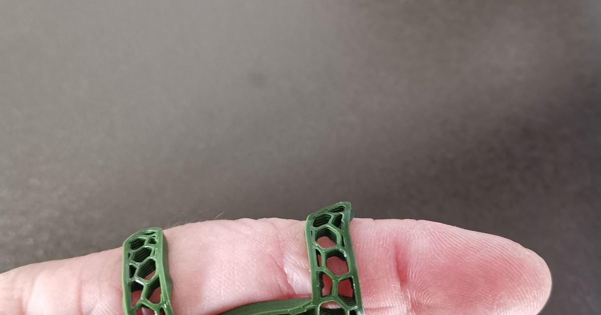 Finger Splint PLA by Bones Download free STL model