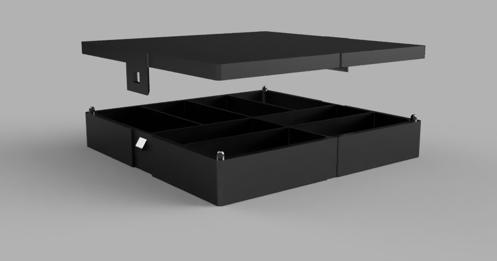 Shallow Storage Box by Logtrimmer Download free STL model