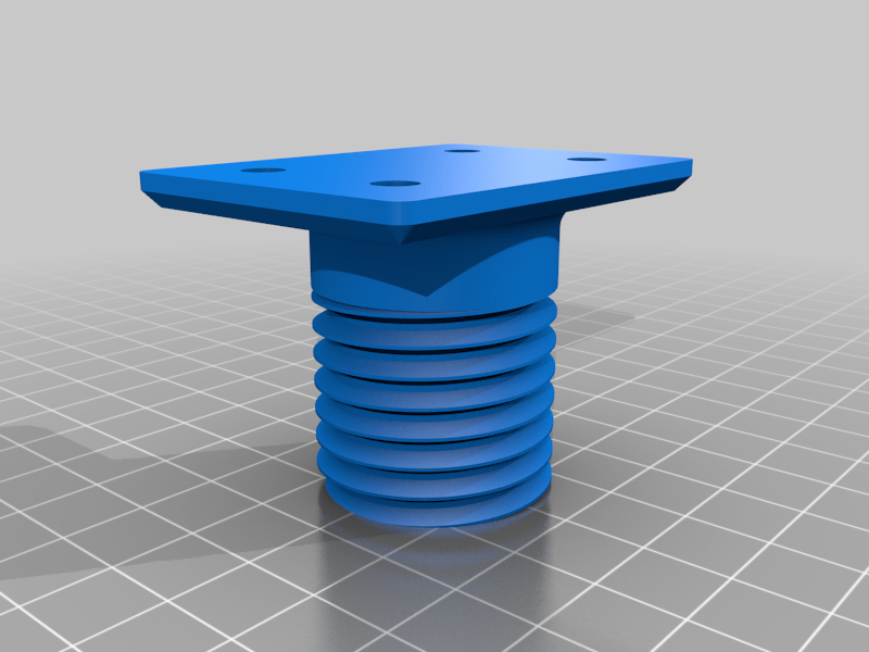 Raised 3d printer feet - with F3d File by Micah | Download free STL ...