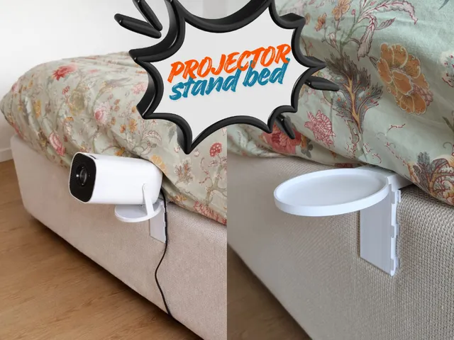 Projector stand bed