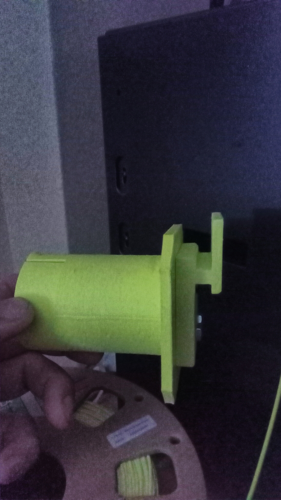 Spool adapter, strong, modular, easy print, with holder for Flashforge Creator Pro&Pro2