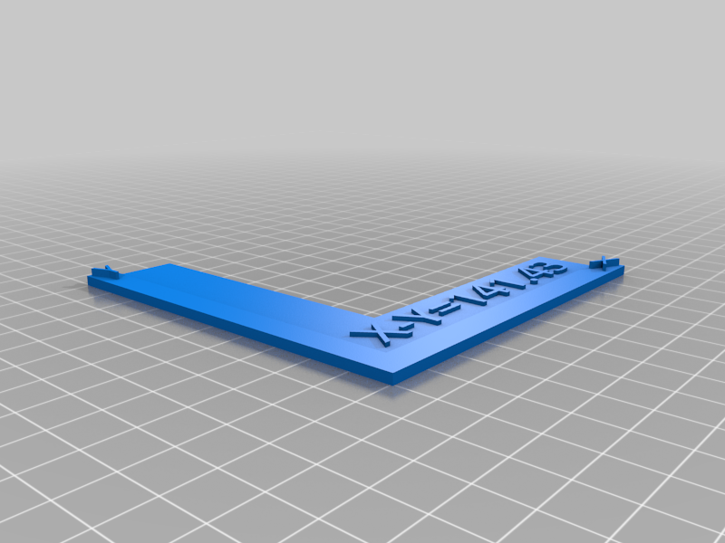 XYZ axis and dimensional test by Andreagattonero Download free STL