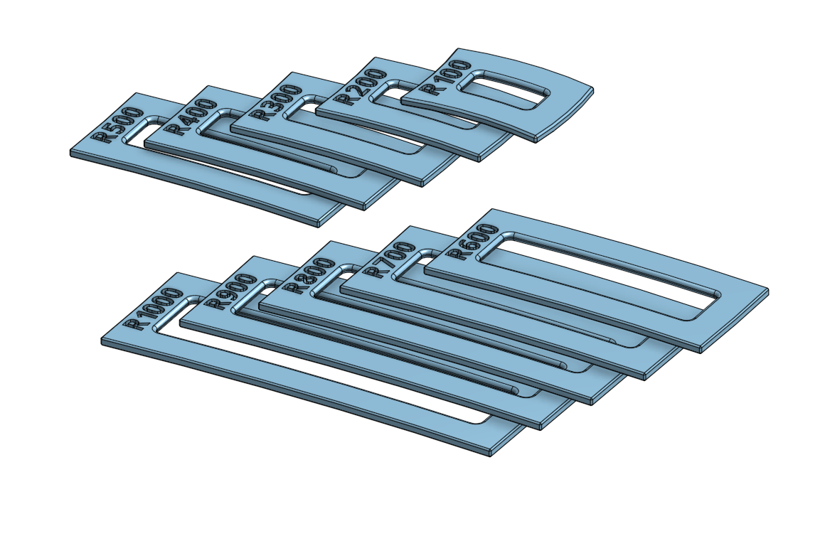 Large Radius Gauge Metric by kaje Download free STL model