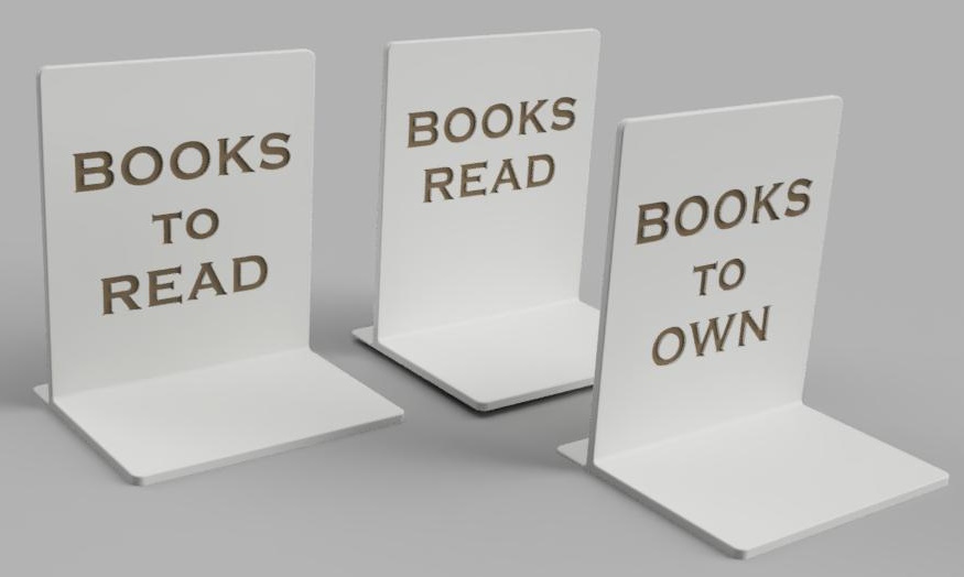 Honest Bookends by MrGorzky Download free STL model