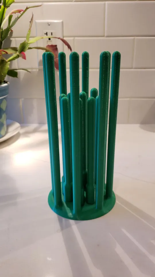 Plastic Bag Drying Rack w/ Added Height Adapter (v3) by m-sterspace ...
