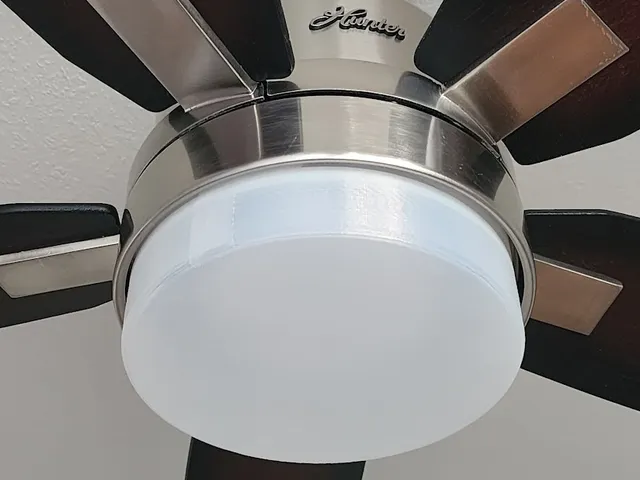 Lamp cover for Hunter Ceiling Fan