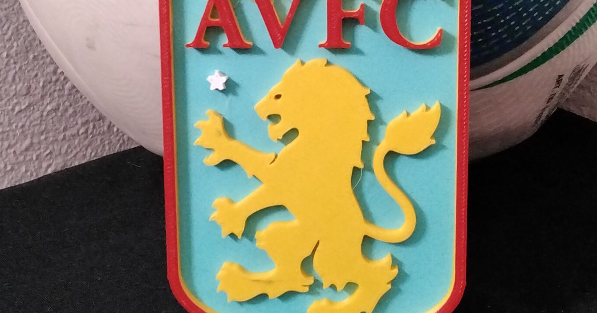 Aston Villa Fc Coaster Or Plaque By Daddywazzy Thecreator Download