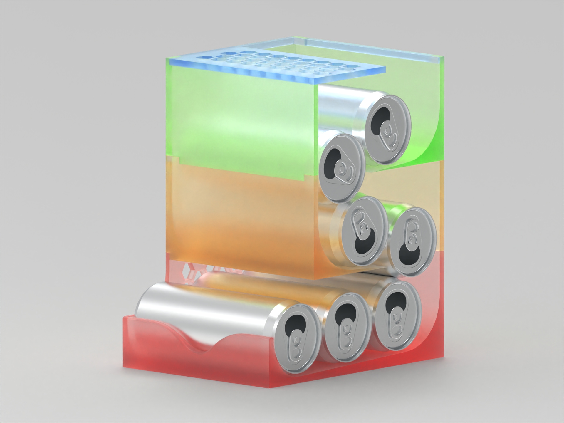 Miniatura 12 do modelo 3D Stackable Can Dispenser V2