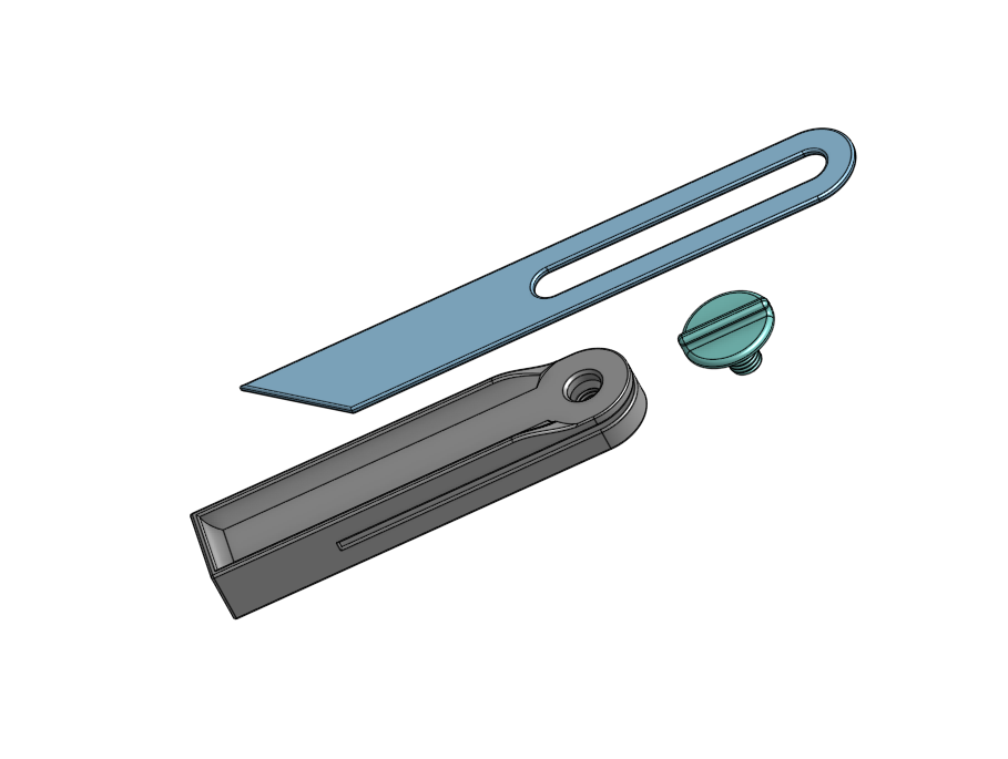 Bevel Gauge All Required Parts by kaje Download free STL model