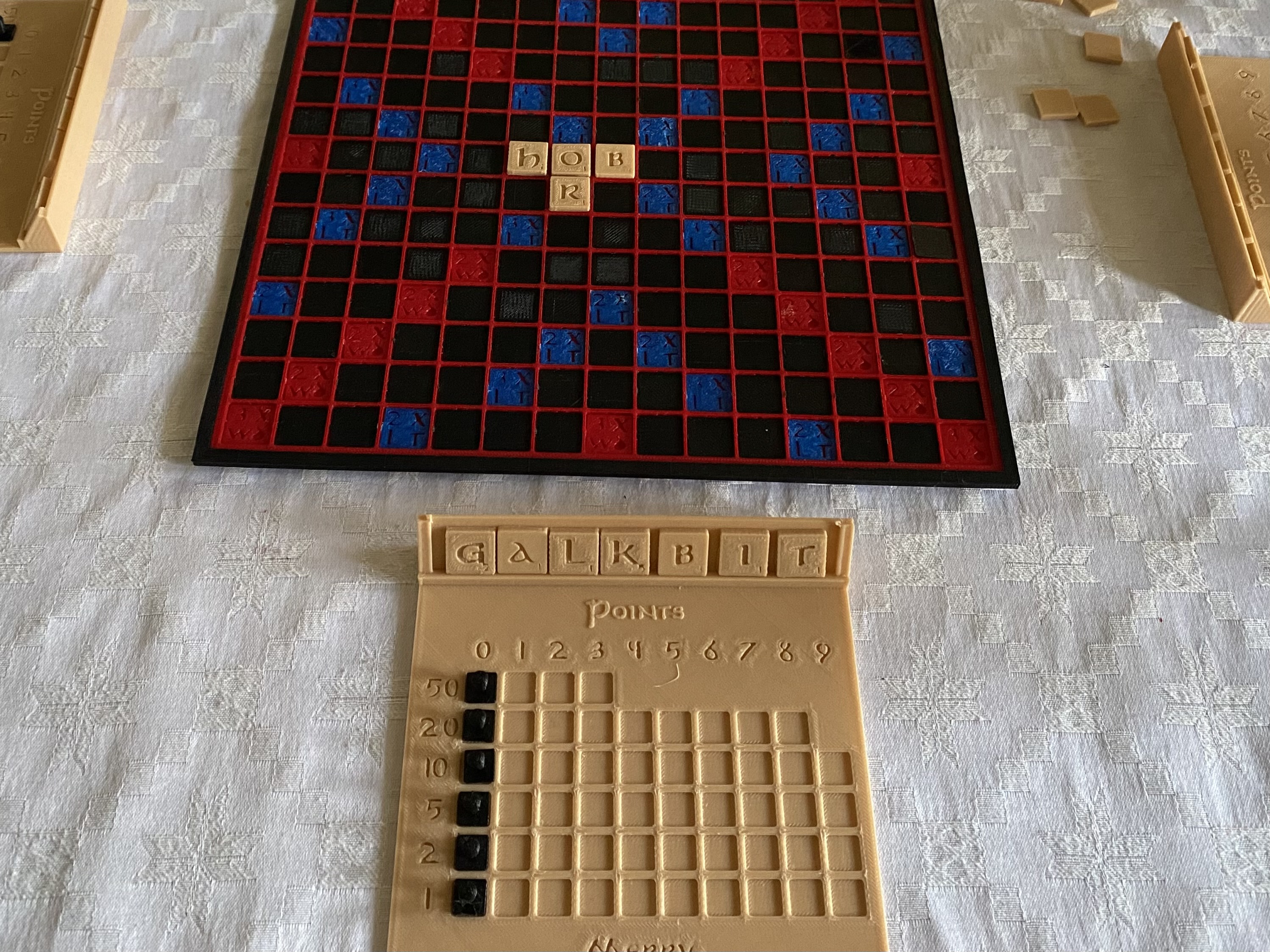 Word Of The Rings Board Game by rosnet | Download free STL model ...