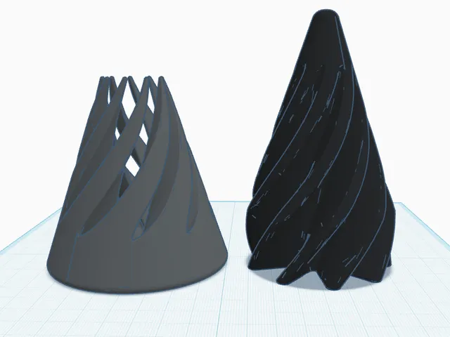 spiral cone fidget toy