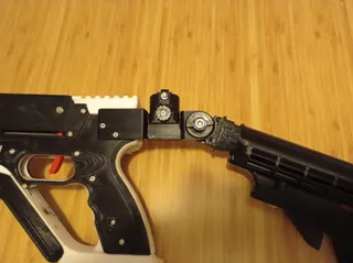 Adderini / MiniAdder reinforced stock attachment  with picatinny rail