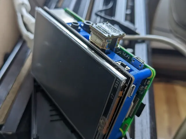 Raspberry Pi Rpi 3 B+ 3.5 inch touch screen support standoff (KeiDei type)