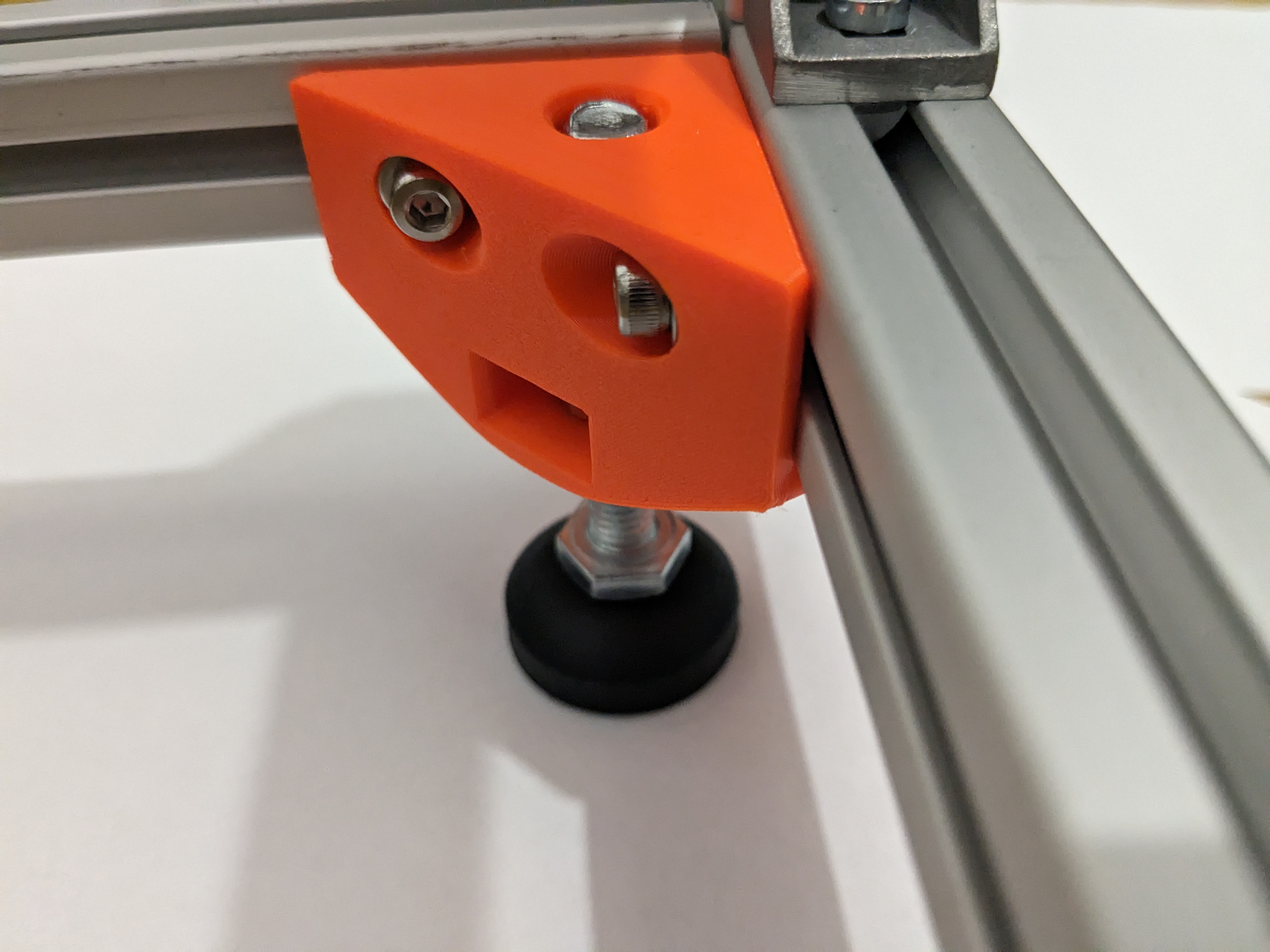 I-Type 2020 Extrusion (5mm Slot) Leveling Foot Bracket