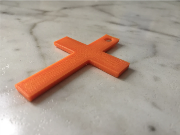 Miniatura 3 do modelo 3D Cross Keychain