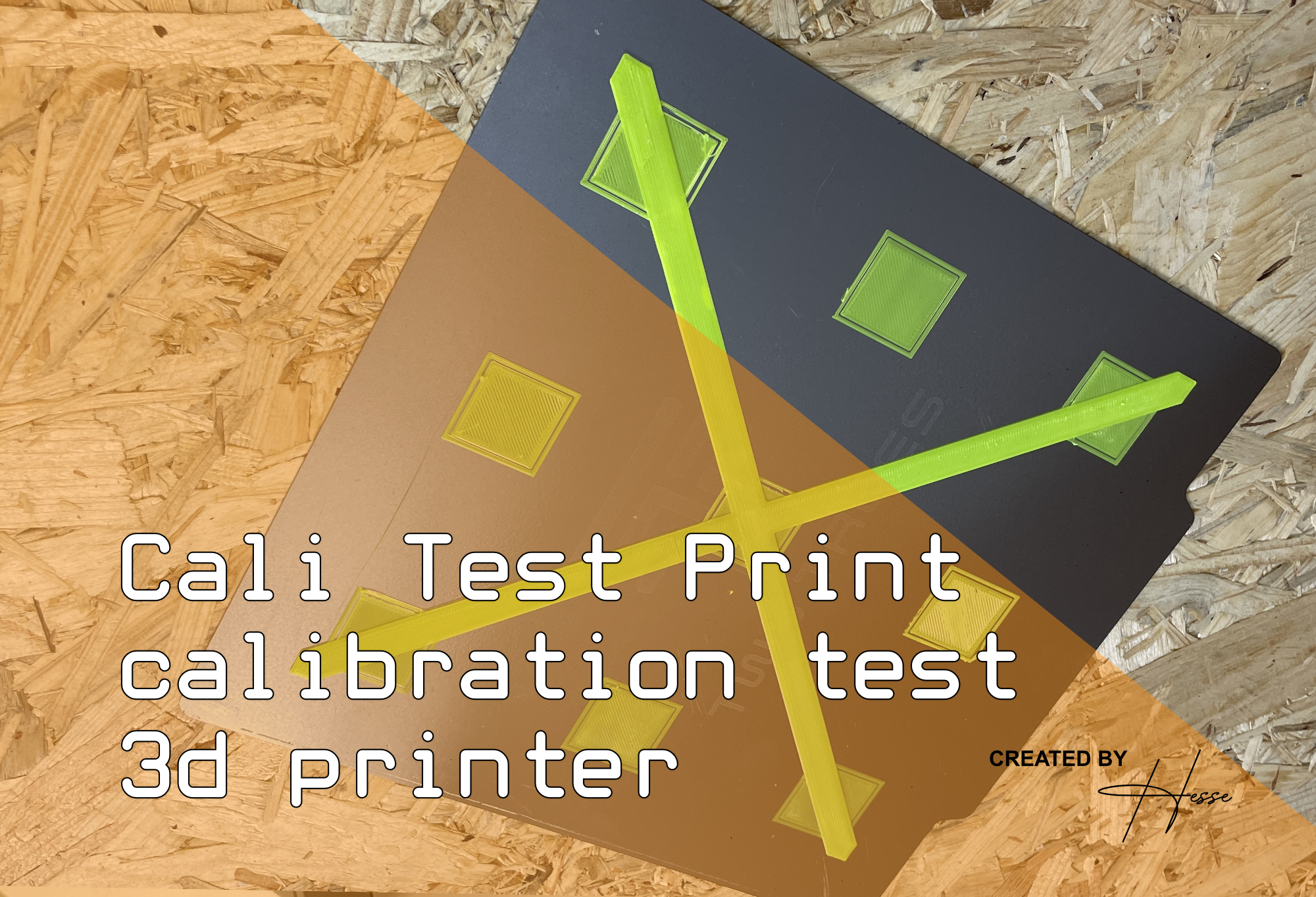 Cali Test Print - calibration test 3d printer