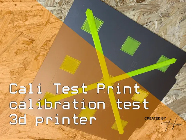 Cali Test Print - calibration test 3d printer