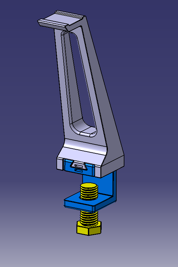 Headphone Stand Clamped (STP added)