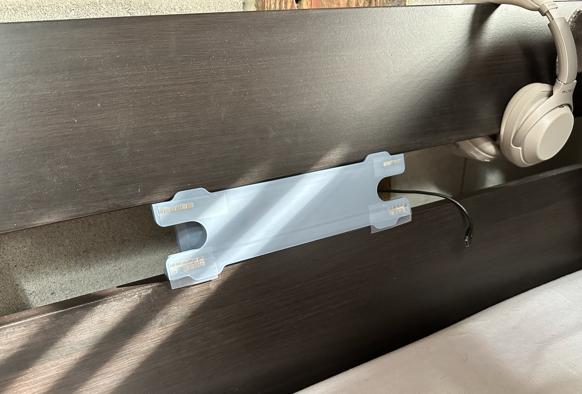 iPad Pro 12.9in 3rd Gen mount for IKEA HOPEN bed