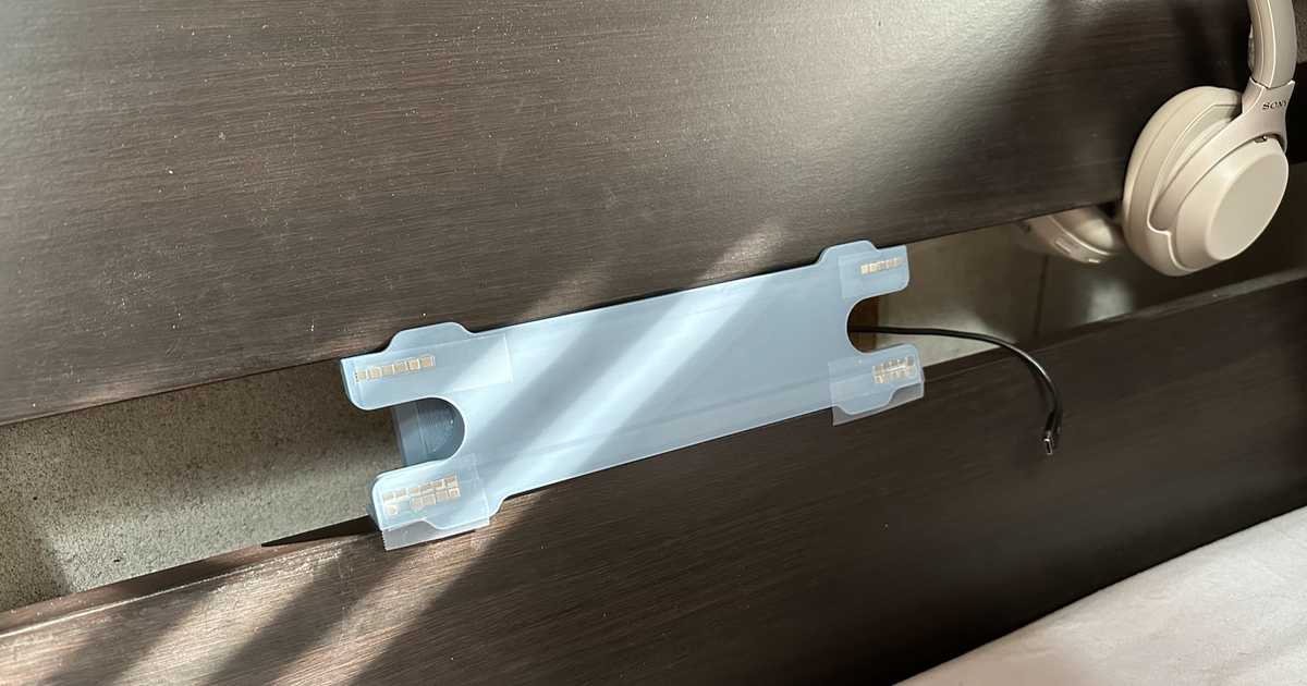 iPad Pro 12.9in 3rd Gen mount for IKEA HOPEN bed by gniticxe Download