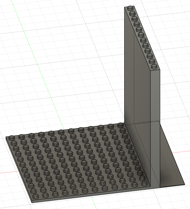 LEGO compatible buildingblock bookend
