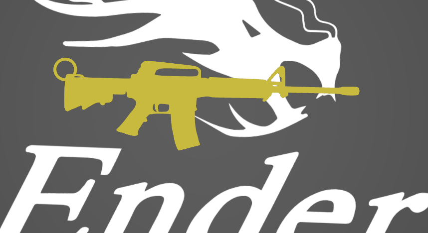 AR 15 KEYCHAIN