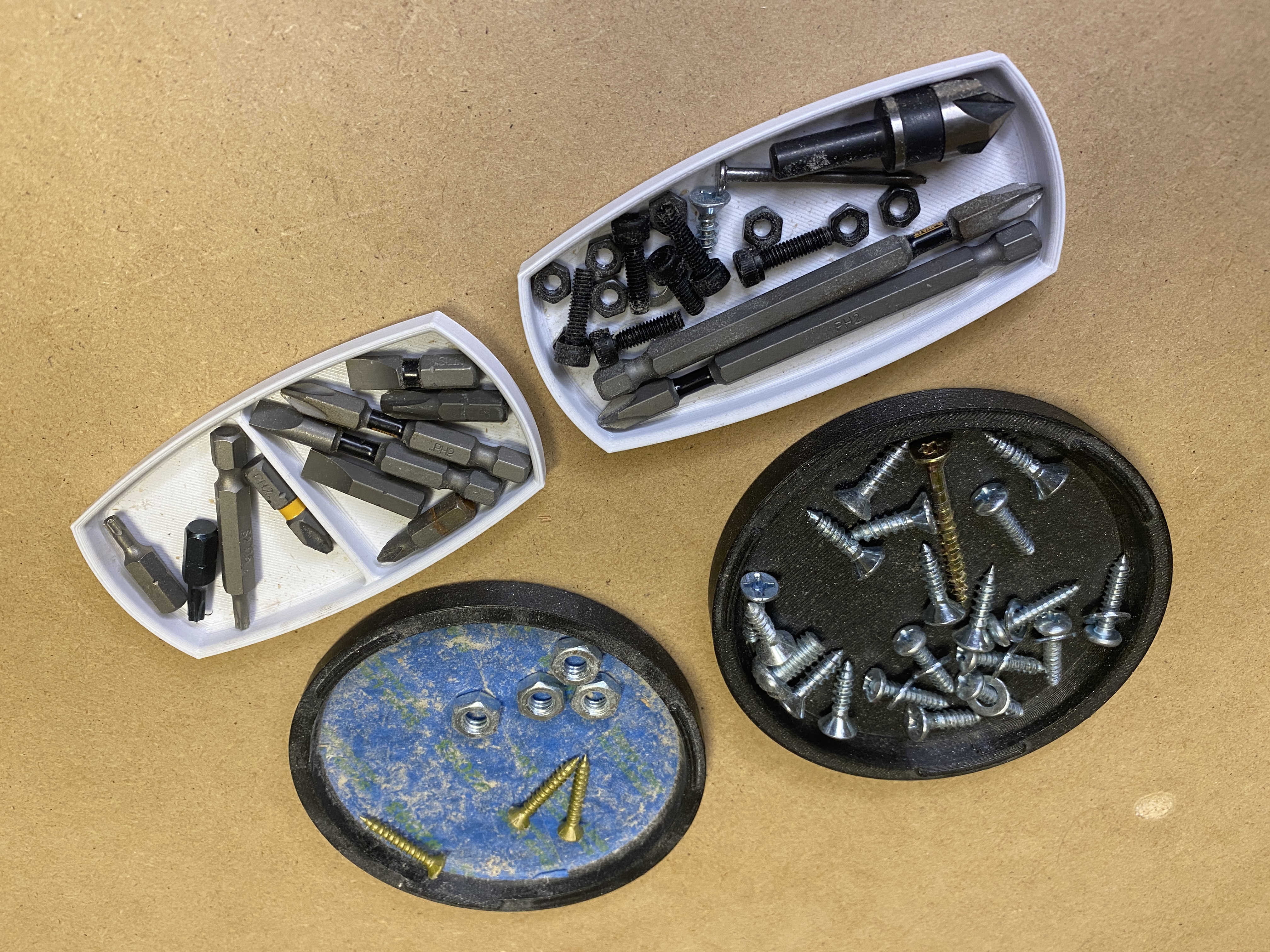 Stackable Shop Trays for Small Parts