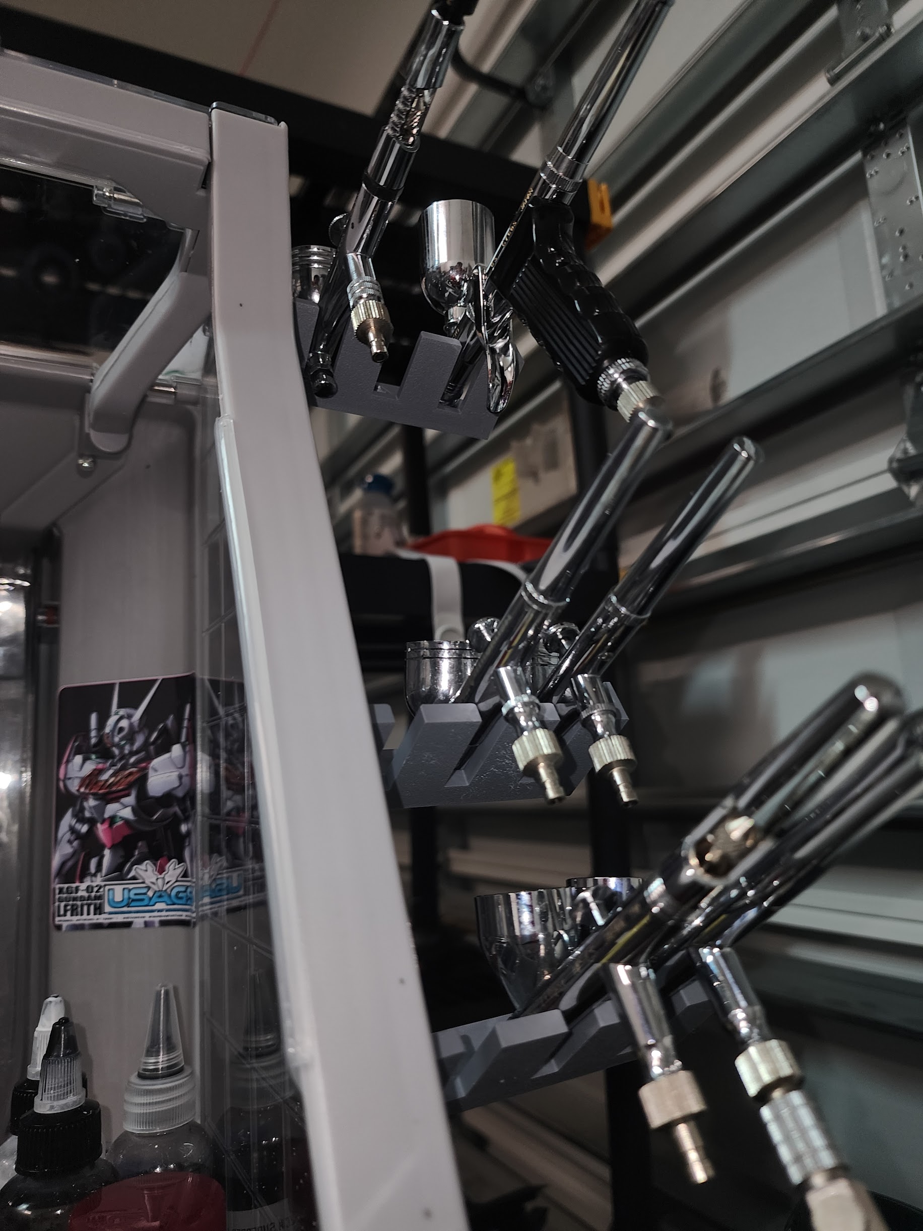 Custom Airbrush Holder Racks For Kaizo / ES600 Water Curtain Spray ...