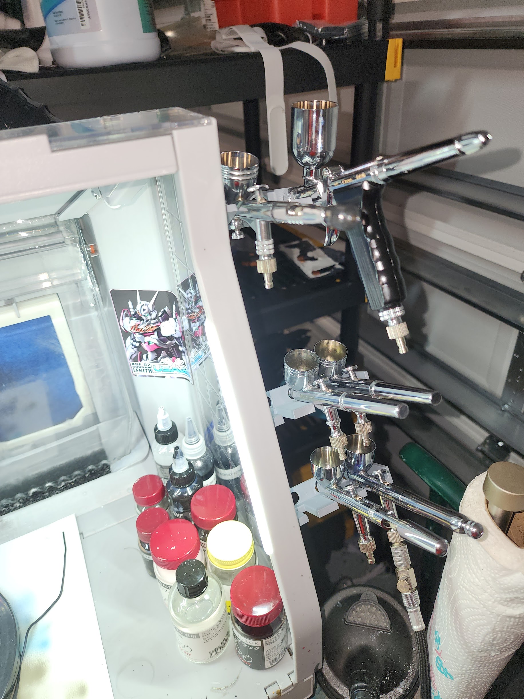 Custom Airbrush Holder Racks For Kaizo / ES600 Water Curtain Spray ...