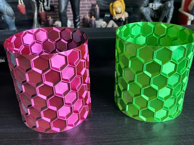 ⬡ Honeycomb Spiral Vases