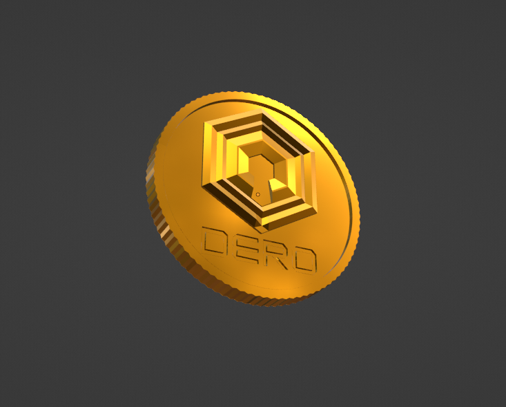 Dero Coin by jmynheir | Download free STL model | Printables.com