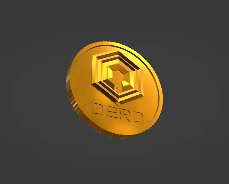 Dero Coin by jmynheir Download free STL model Printables