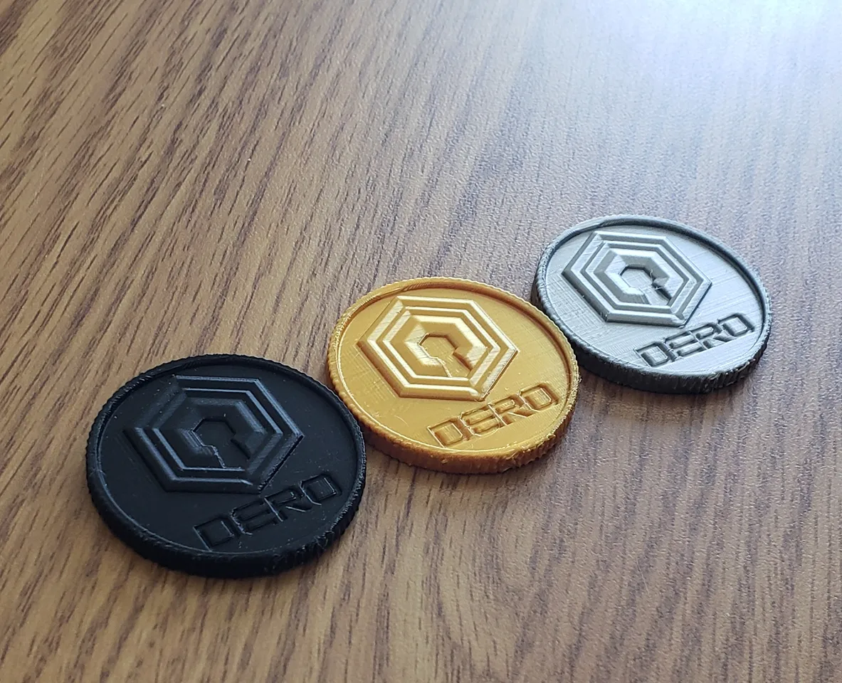 Dero Coin by jmynheir Download free STL model Printables