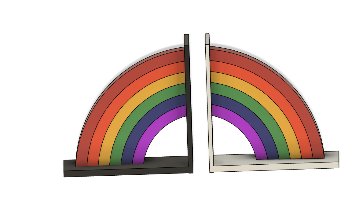 Rainbow Covenant Bookends
