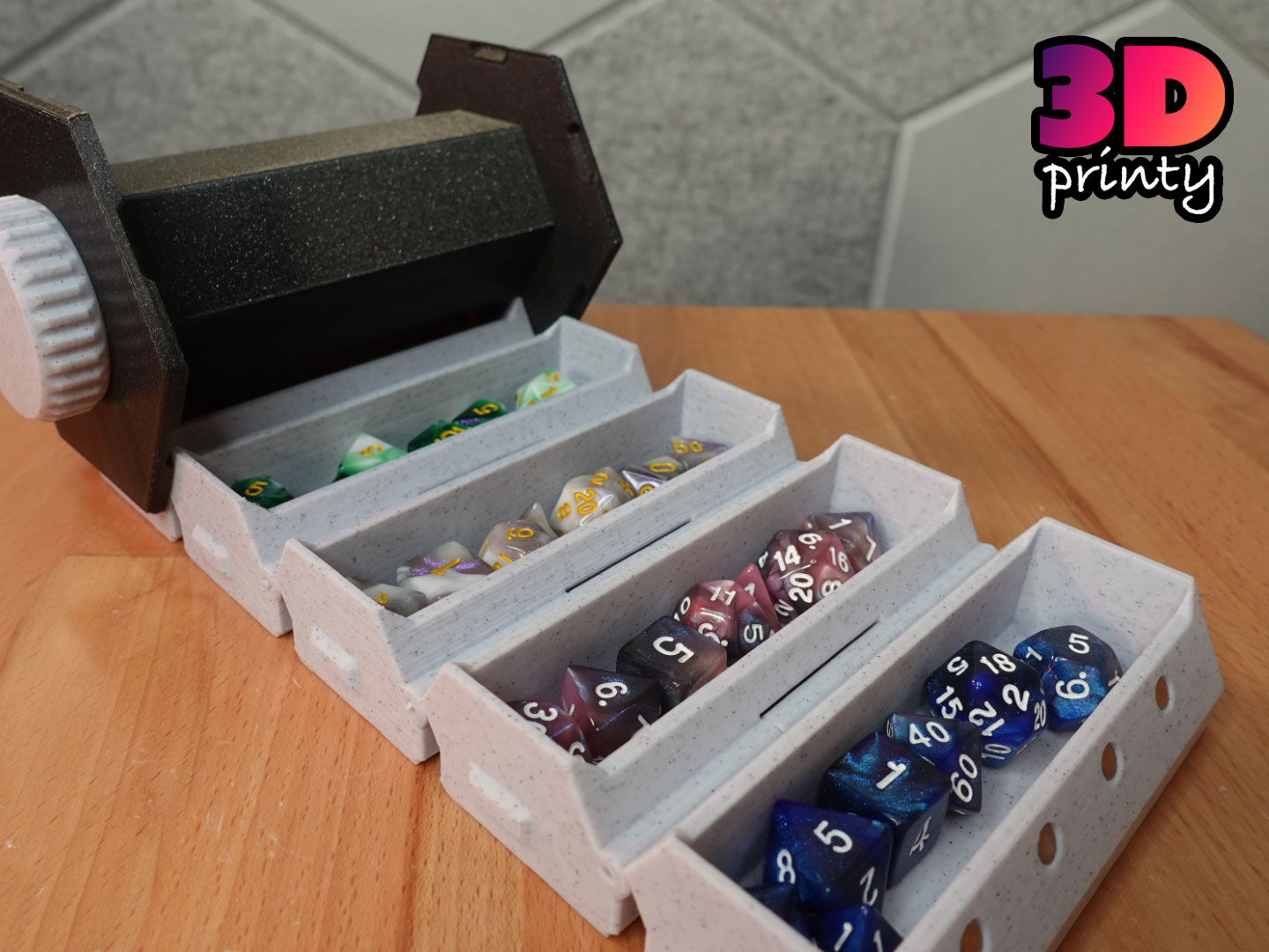Rollup Dice Box (Rumble Roller Deep Bins)