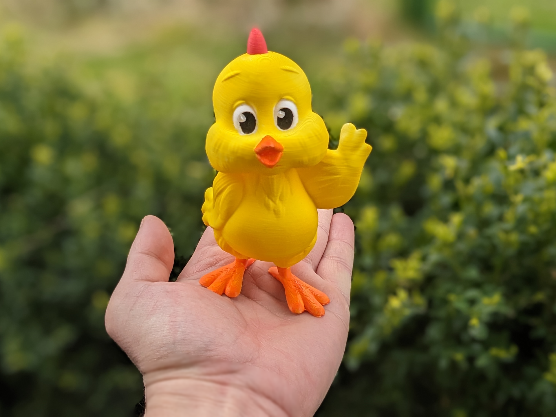 Cute Cartoon Easter Chick No. 4