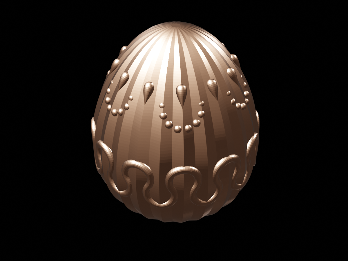 Miniatura 2 do modelo 3D Easter Egg Ornament