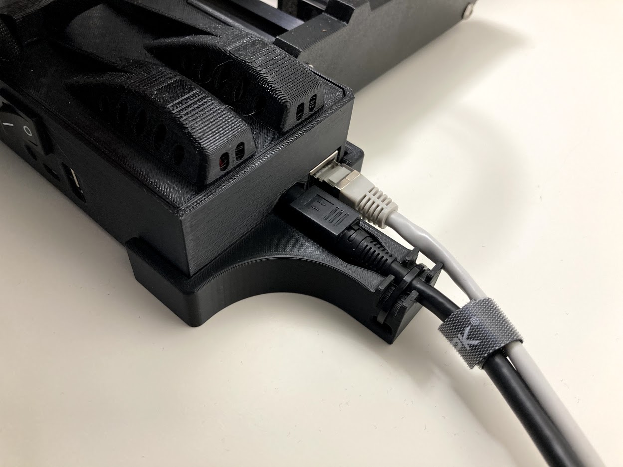 Prusa Mini power plug stress relief