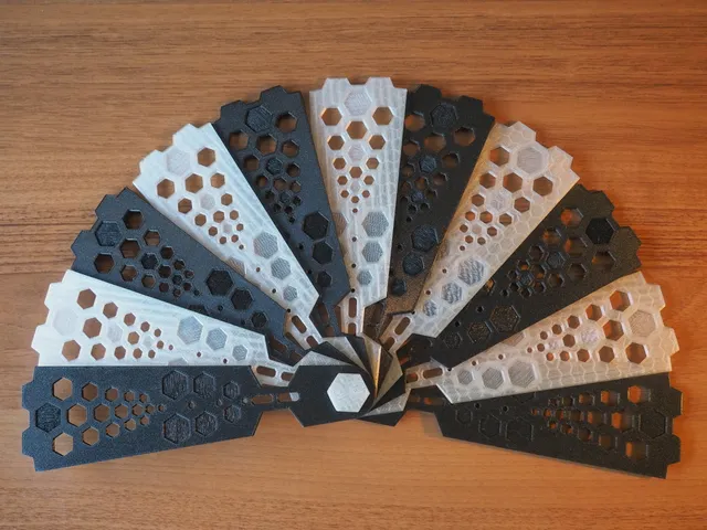 Hexagonal Hand Fan