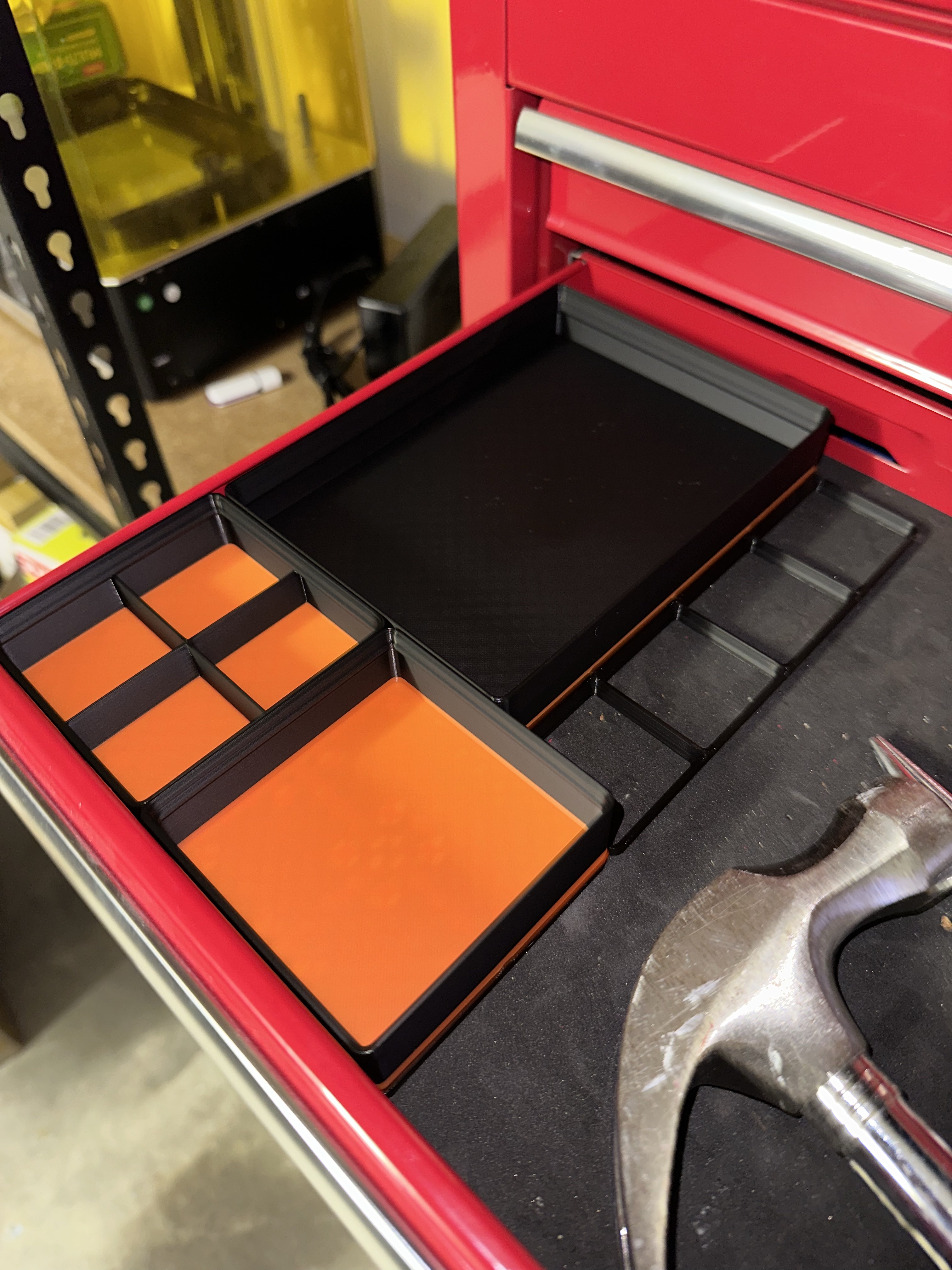 Bins to suit the slim drawer in a SCA Tool Cabinet (33mm high)