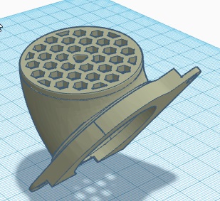 shroud fan Prusa MINI (hexagon) ,,meat grinder''