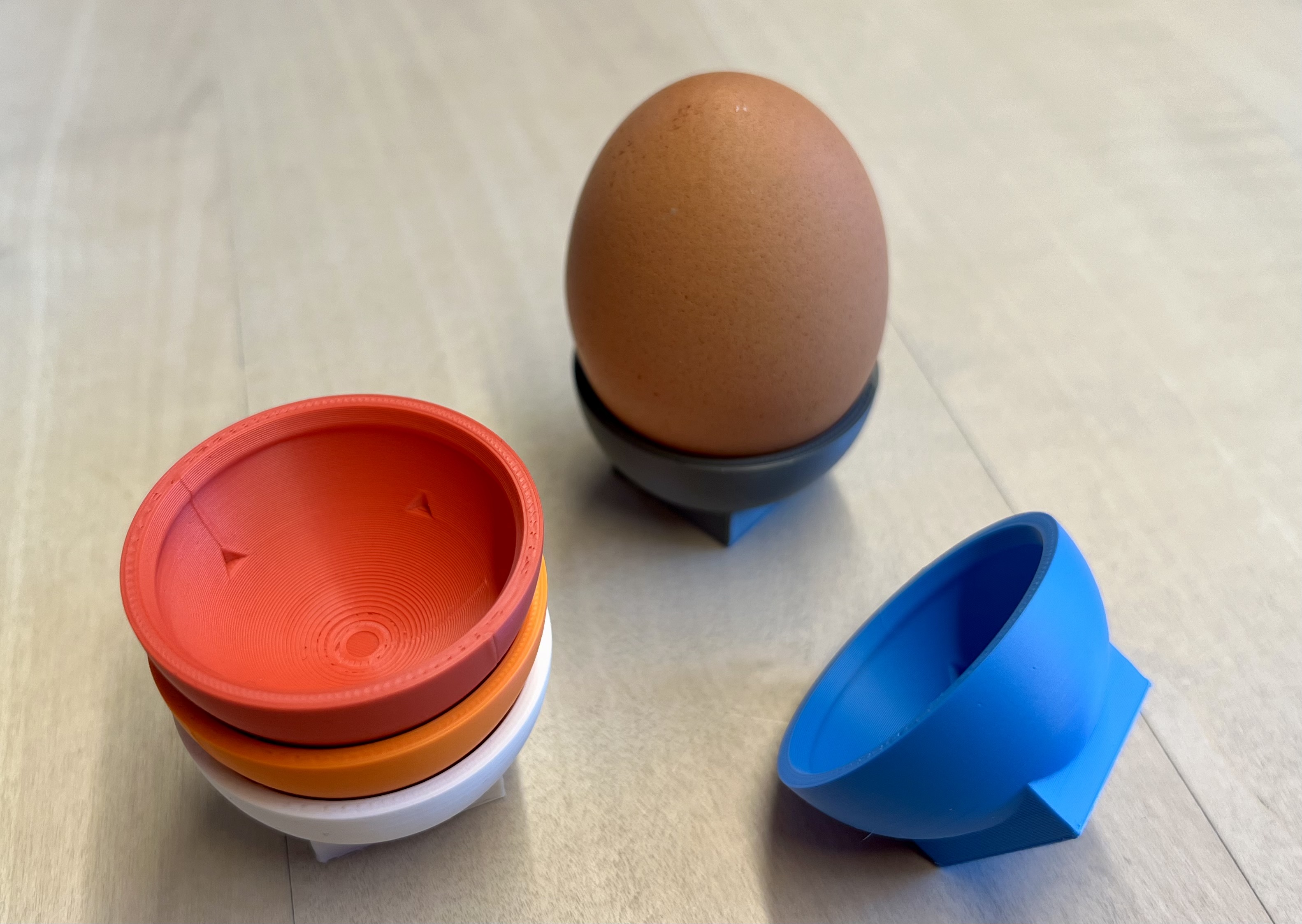 Stackable Egg Cup for Camping