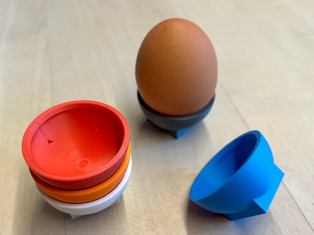 Stackable Egg Cup for Camping