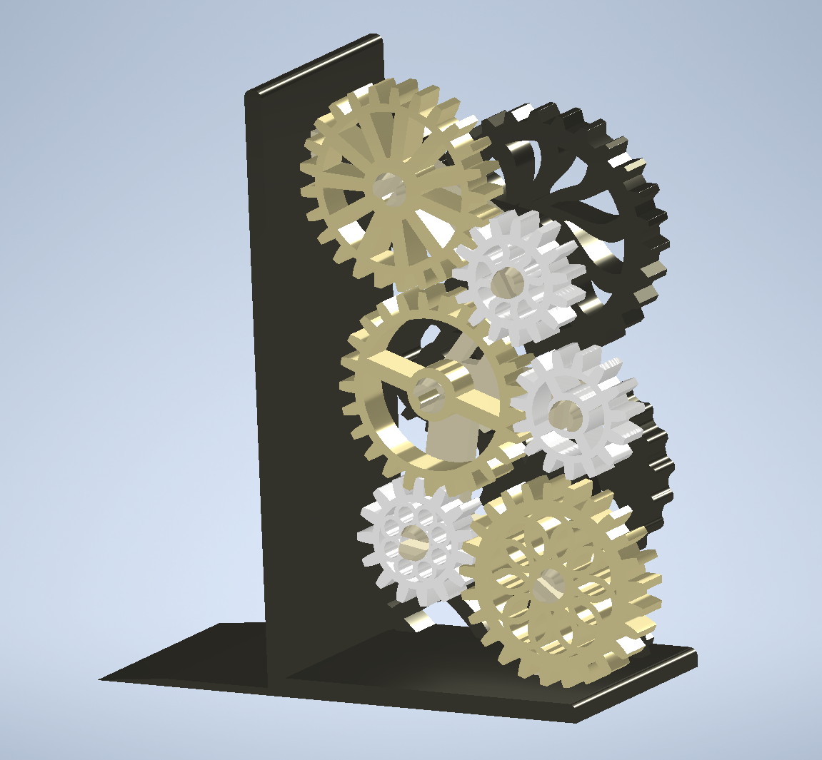 Steampunk bookends - customisable dynamic gearset!