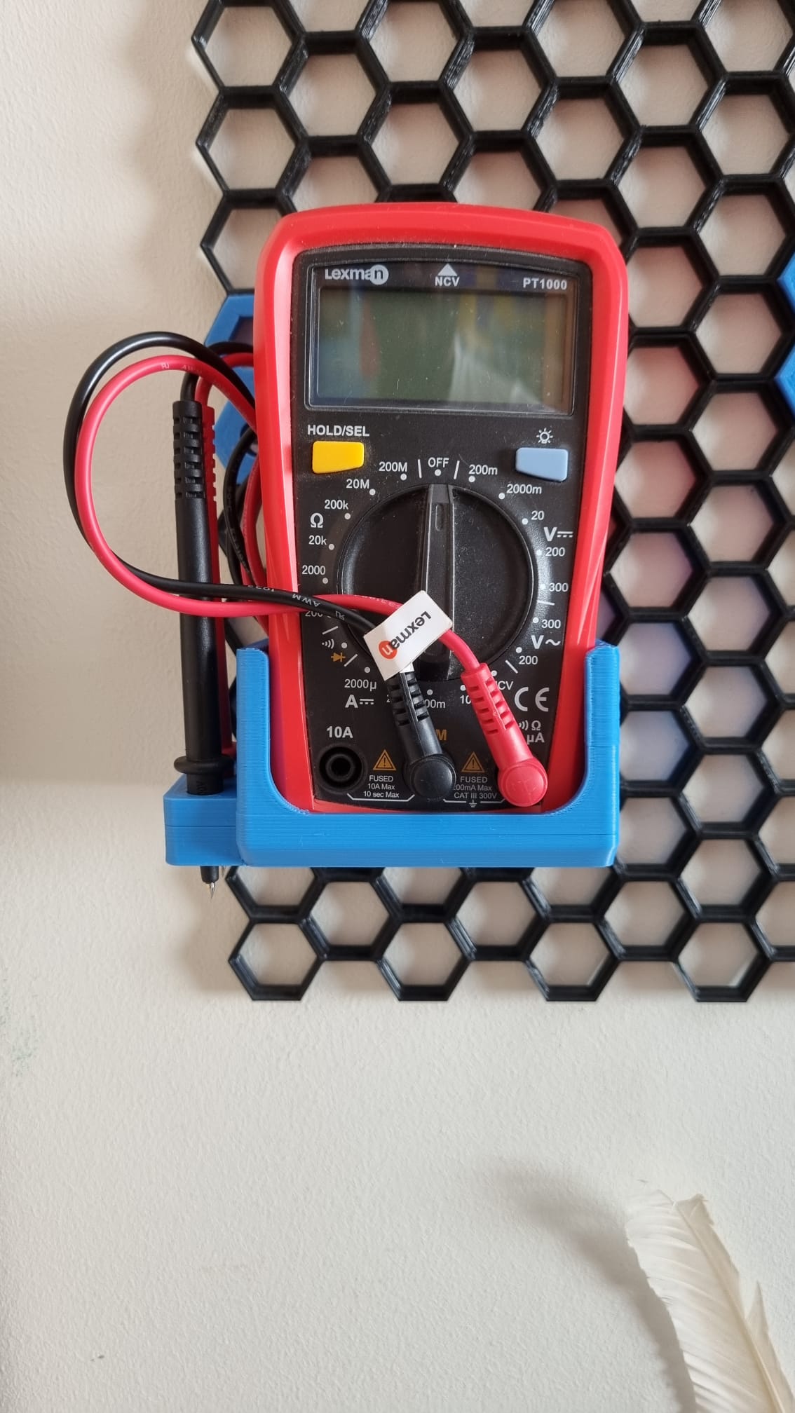 Multimeter holder for storage wall by Ian Noriega Nuñez Download free STL model