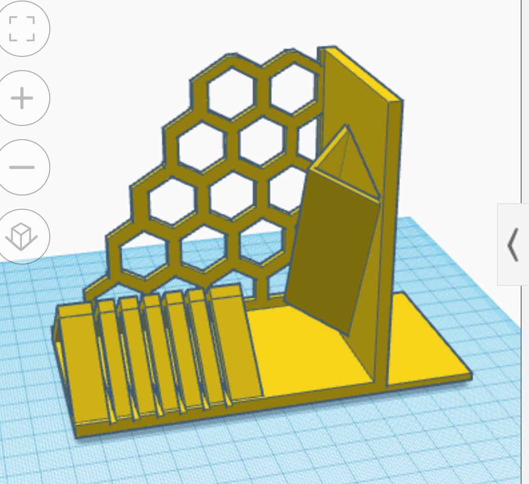 Support free book end