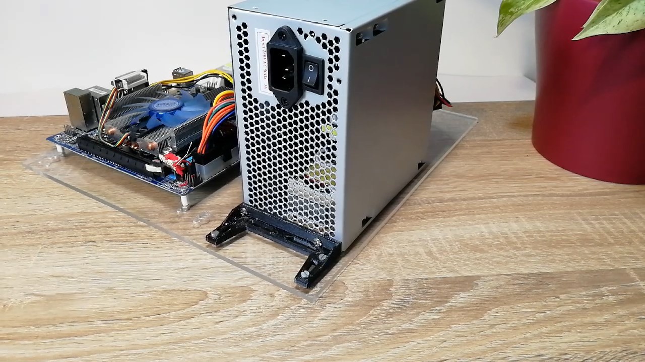 PC power supply unit holder